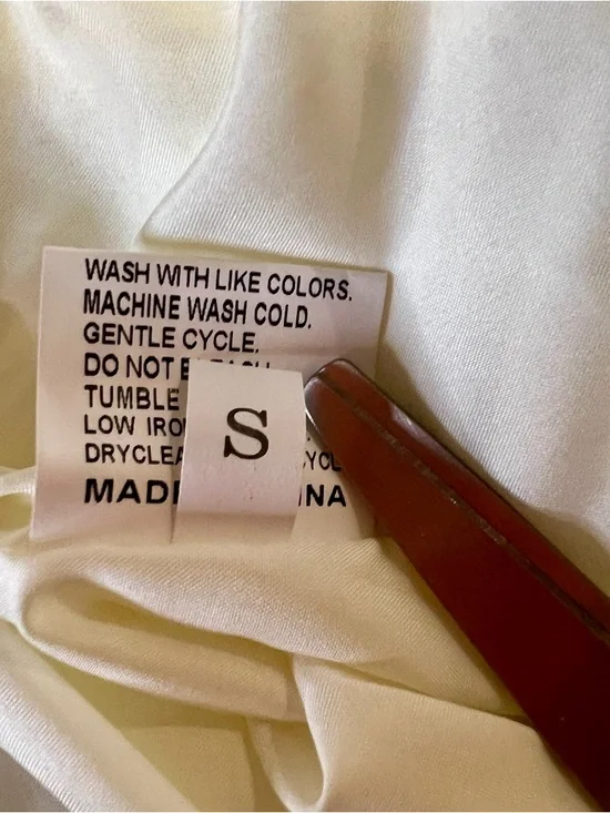 Amazon Smocked Tiered Ruffle Tie Shoulder Festival Cottagecore Peasant Dress S - Picture 11 of 11